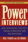 Power Interviews: Job-Winning Tactics from Fortune 500 Recruiters, Revised and Expanded Edition (0471177881) cover image