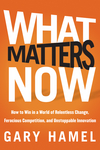 What Matters Now: How to Win in a World of Relentless Change, Ferocious Competition, and Unstoppable Innovation (1118219082) cover image