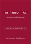 First Person Past, Volume 2: American Autobiographies, 2nd Edition (1881089983) cover image