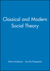 Classical and Modern Social Theory (0631212884) cover image