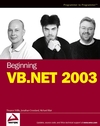 Beginning VB.NET 2003 (0764556584) cover image