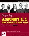 Beginning ASP.NET 1.1 with Visual C# .NET 2003 (0764557084) cover image