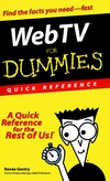 Web TV For Dummies Quick Reference (0764506986) cover image Web TV For Dummies Quick Reference (0764506986) cover image