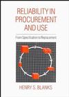 Reliability in Procurement and Use: From Specification to Replacement (0471934887) cover image