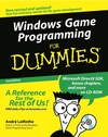 Windows Game Programming For Dummies, 2nd Edition (0764516787) cover image