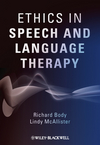 Ethics in Speech and Language Therapy (0470058889) cover image