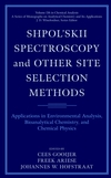 thumbnail image: Shpolskii Spectroscopy and Other Site-Selection Methods Applications in Environmental Analysis Bioanalytical Chemistry and Chemical Physics