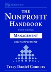 The Nonprofit Handbook: Management, 2002 Supplement, 3rd Edition (0471419389) cover image