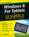 Windows For Tablets For Dummies (1118329589) cover image Windows For Tablets For Dummies (1118329589) cover image
