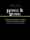Sampling Inspection Tables: Single and Double Sampling, 2nd Revised and Expanded Edition (0471255491) cover image