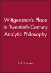 Wittgenstein's Place in Twentieth-Century Analytic Philosophy (0631200991) cover image