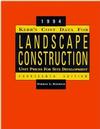 Kerr's Cost Data for Landscape Construction: 1994 Unit Prices for Site Development, 14th Edition (0471286192) cover image