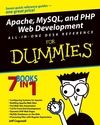 Apache, MySQL, and PHP Web Development All-in-One Desk Reference For Dummies (0764549693) cover image