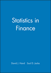 Statistics in Finance (0470711094) cover image