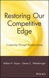 Restoring Our Competitive Edge: Competing Through Manufacturing (0471051594) cover image