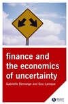 Finance and the Economics of Uncertainty (1405121394) cover image