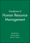 Handbook of Human Resource Management (1557867194) cover image