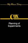 Planning of Experiments (0471574295) cover image