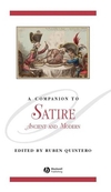 A Companion to Satire: Ancient and Modern (1405171995) cover image