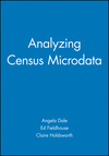 Analyzing Census Microdata (0470689196) cover image