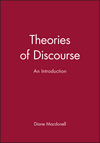 Theories of Discourse: An Introduction (0631148396) cover image