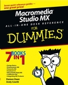 Macromedia Studio MX All-in-One Desk Reference For Dummies (0764517996) cover image