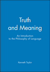 Truth and Meaning: An Introduction to the Philosophy of Language (1577180496) cover image