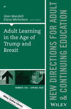New Directions for Adult and Continuing Education
