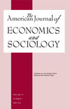The American Journal of Economics and Sociology