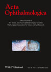 Acta Ophthalmologica (AOS) cover image