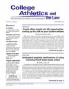 College Athletics and the Law