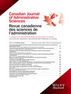Canadian Journal of Administrative Sciences / Revue Canadienne des Sciences de l'Administration