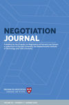 Negotiation Journal