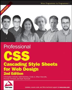 Professional CSS: Cascading Style Sheets for Web Design, 2nd Edition (0470383100) cover image