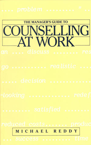 The Manager's Guide to Counselling at Work (0901715700) cover image