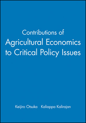 Contributions of Agricultural Economics to Critical Policy Issues (1405181001) cover image