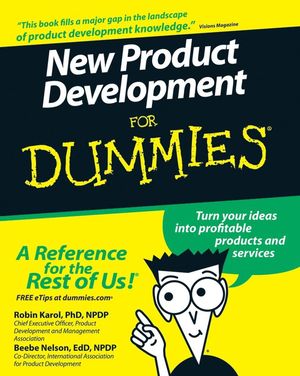 New Product Development For Dummies (0470117702) cover image
