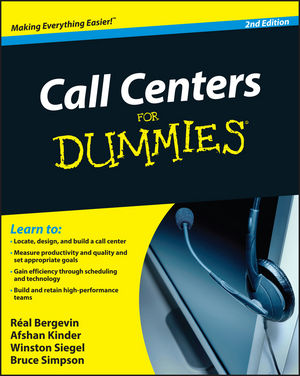 Call Centers For Dummies, 2nd Edition (0470678402) cover image