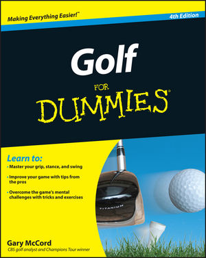 Golf For Dummies, 4th Edition (1118027302) cover image