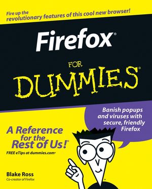 Firefox For Dummies (1118084802) cover image