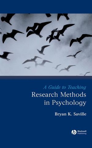 A Guide to Teaching Research Methods in Psychology (1405154802) cover image