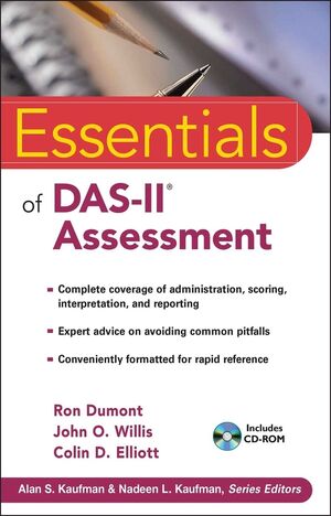 Essentials of DAS-II Assessment (0470225203) cover image