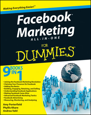 Facebook Marketing All-in-One For Dummies® (0470942304) cover image