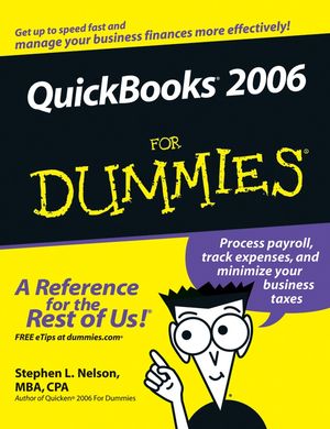 QuickBooks 2006 For Dummies (0471980404) cover image