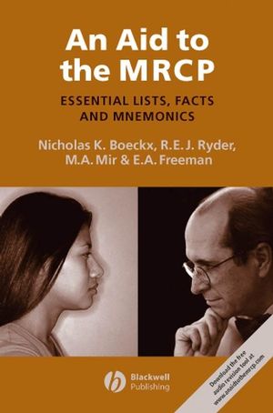 An Aid to the MRCP: Essential Lists, Facts and Mnemonics (1405176504) cover image