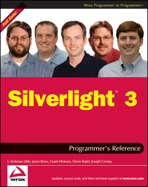 Silverlight 3 Programmer's Reference (0470385405) cover image