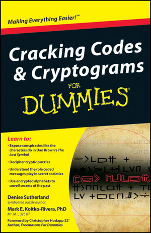 Cracking Codes and Cryptograms For Dummies (0470591005) cover image