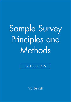 Sample Survey Principles and Methods, 3rd Edition (0470685905) cover image