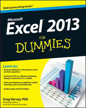 Excel 2013 For Dummies (1118550005) cover image Excel 2013 For Dummies (1118550005) cover image