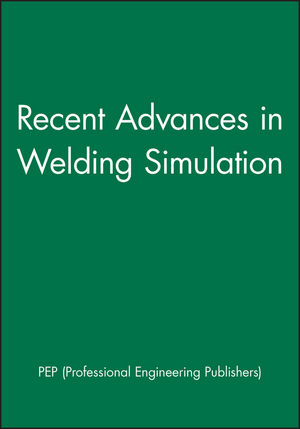 Recent Advances in Welding Simulation (1860583105) cover image